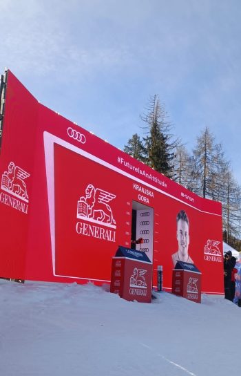 Maison de départ LED pour la Coupe du monde de ski FIS 2023