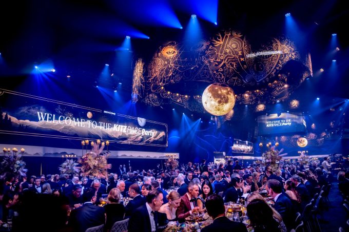 Large LED Sphere incorporated for high-class business event